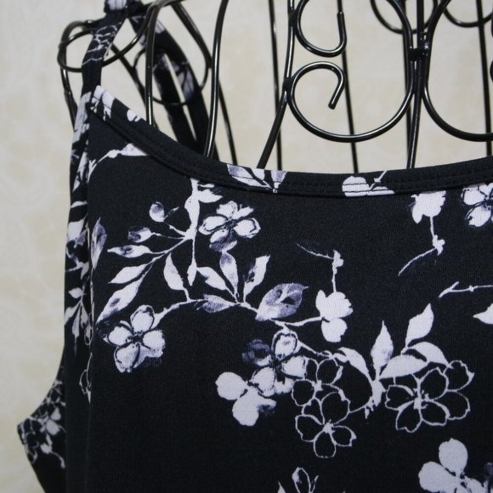 FASHION BUG Black Grey Gray Cami Camisole Tank Top - Picture 2 of 12
